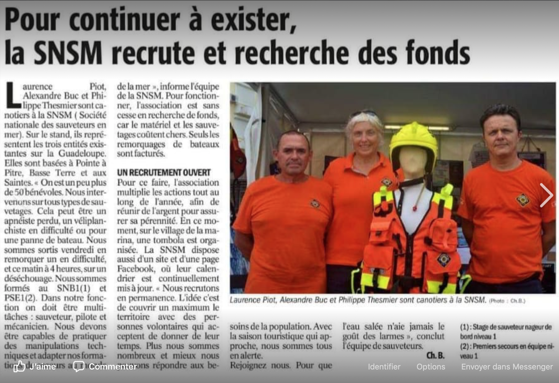 secours en mer guadeloupe