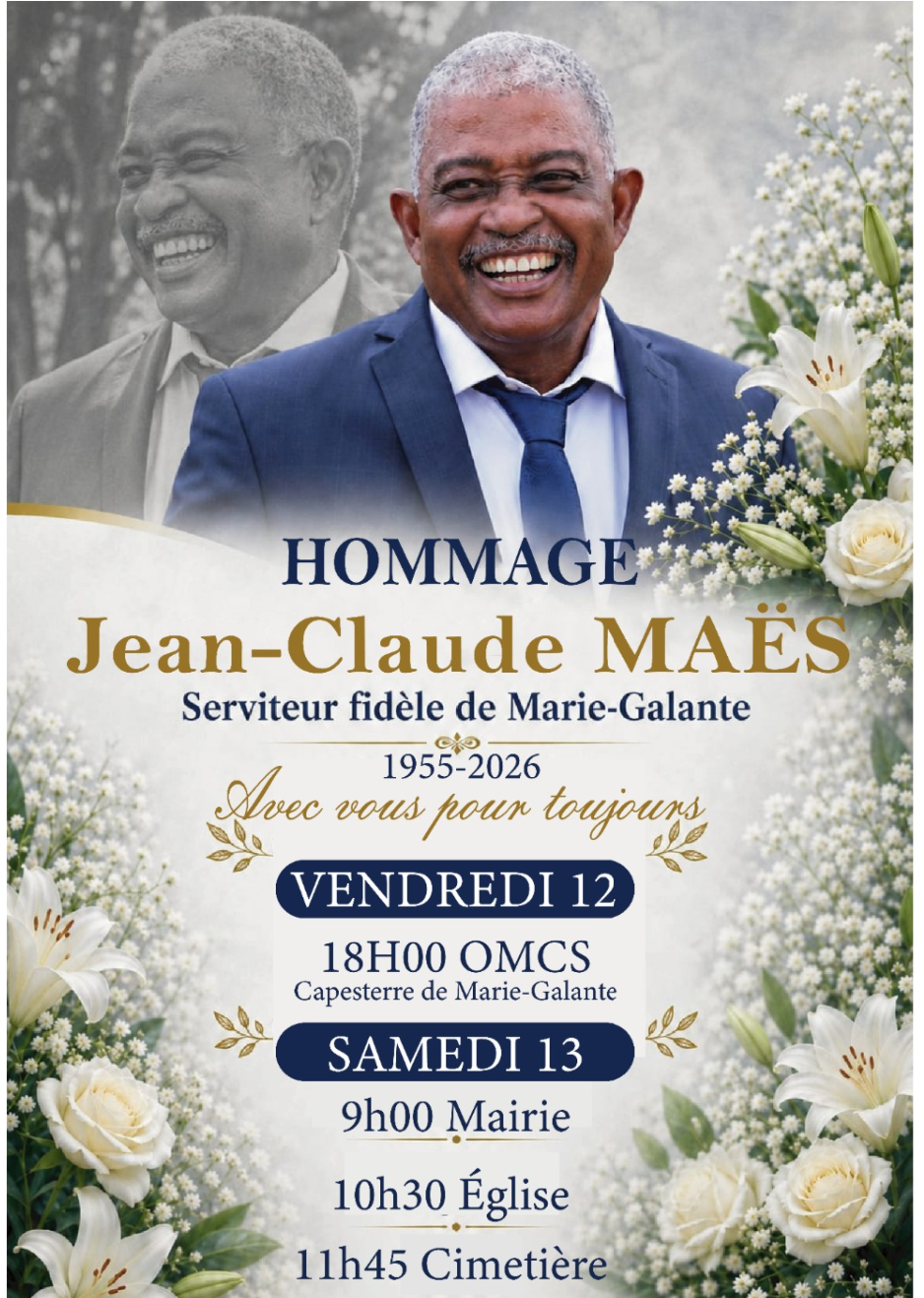 hommage jean claude Maes